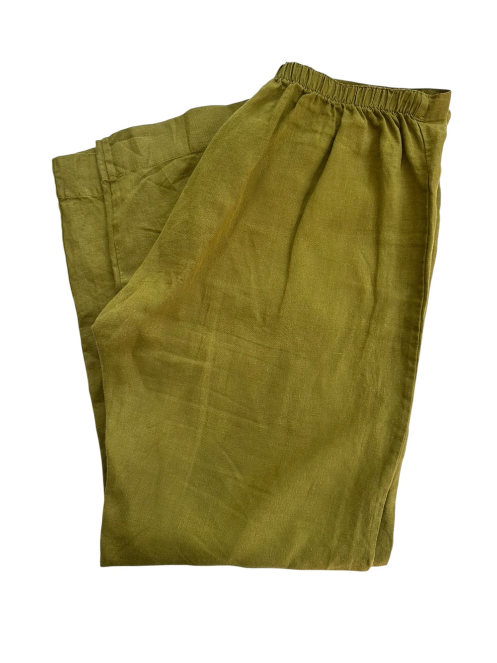 Bryn Walker • Flat Front Pull On Linen Pants - Picture 5 of 8